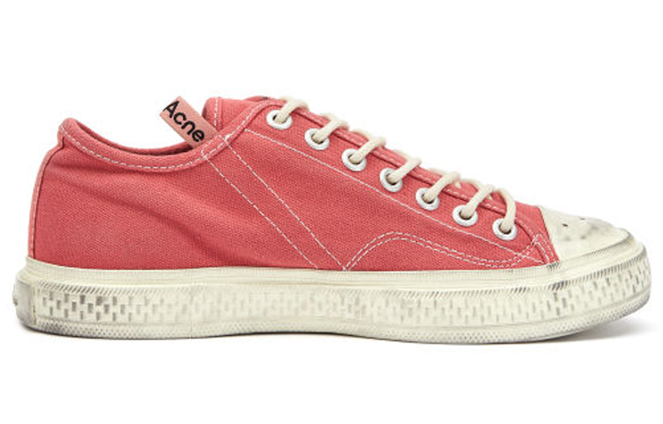 (W) Acne Studios Canvas Low-Top Lace-Up 'Red Fashion' 圖 2