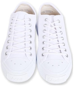 Acne Studios 帆布 時尚板鞋 女款 白色 Shop Acne Studios 帆布 時尚板鞋 女款 白色