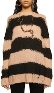 (W) Acne Studios 仿舊條紋毛衣 黑色 A60209-CHI Shop (W) Acne Studios 仿舊條紋毛衣 黑色 A60209-CHI