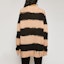 Details for (W) Acne Studios Sweater Hitam Berbelang & Distressed. A60209-CHI