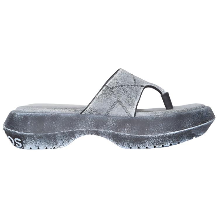 Order Acne Studios 時尚反面皮革涼鞋 女款 黑米