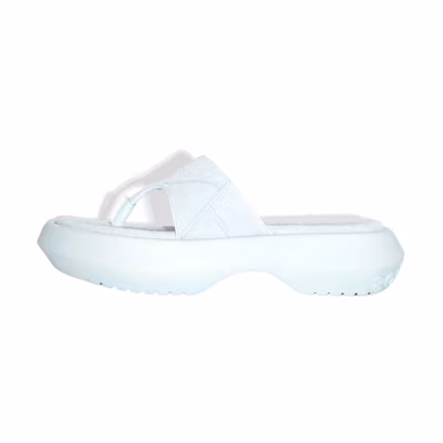 (W) Acne Studios Fashion Reverse Leather Sandals 'Blue Beige'
