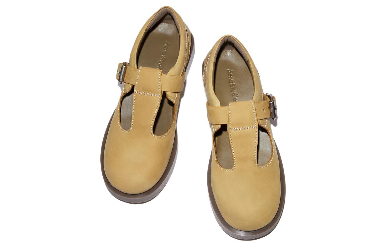 (W) Acne Studios Fashion Sneaker 'Yellow Leather' 圖 3
