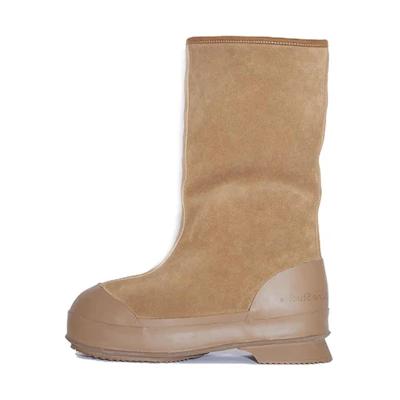 (W) Acne Studios Foldable Shearling Ankle Boot 'Brown'