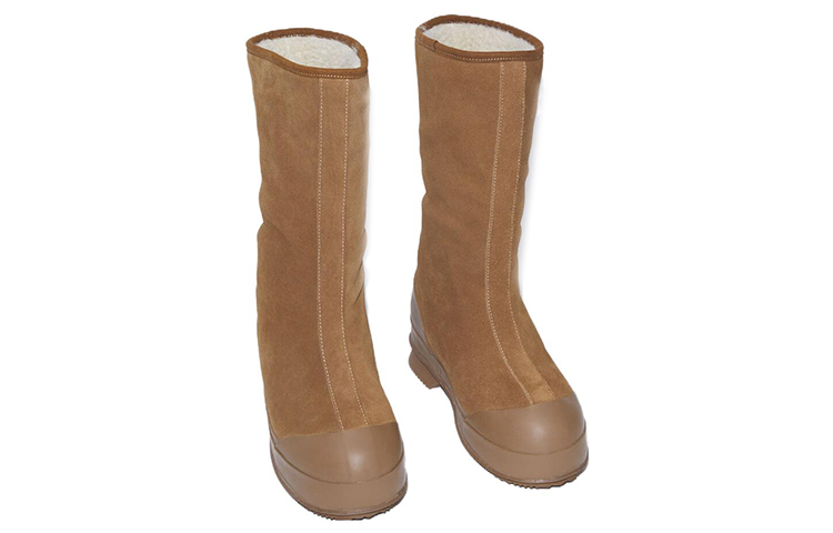 (W) Acne Studios Foldable Shearling Ankle Boot 'Brown' 圖 3