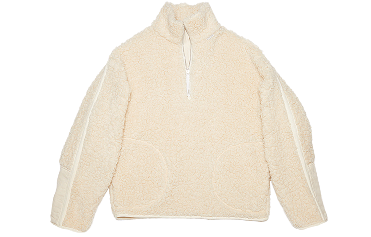 Order (W) Acne Studios FW21 米色套頭羊毛抓絨衛衣 A90388-AE9