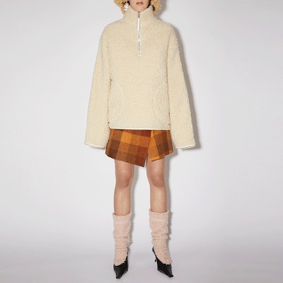 (W) Acne Studios FW21 米色套頭羊毛抓絨衛衣 A90388-AE9 Lookbook (W) Acne Studios FW21 米色套頭羊毛抓絨衛衣 A90388-AE9