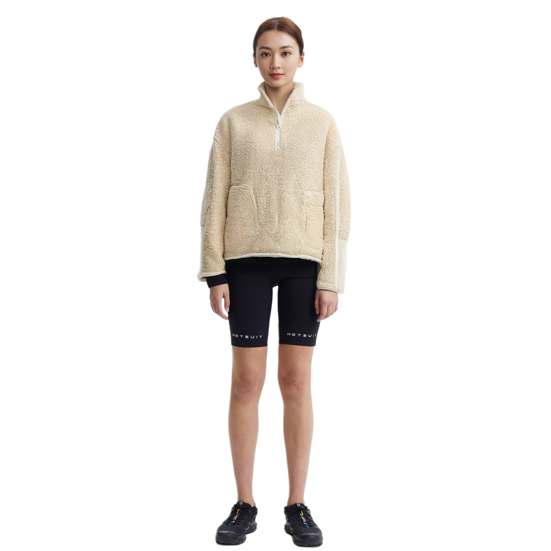 Sizing (W) Acne Studios FW21 米色套頭羊毛抓絨衛衣 A90388-AE9