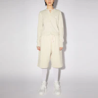 Lookbook (W) Acne Studios FW21 女款米色羊毛笑臉毛衣開襟衫 A60280-AEB