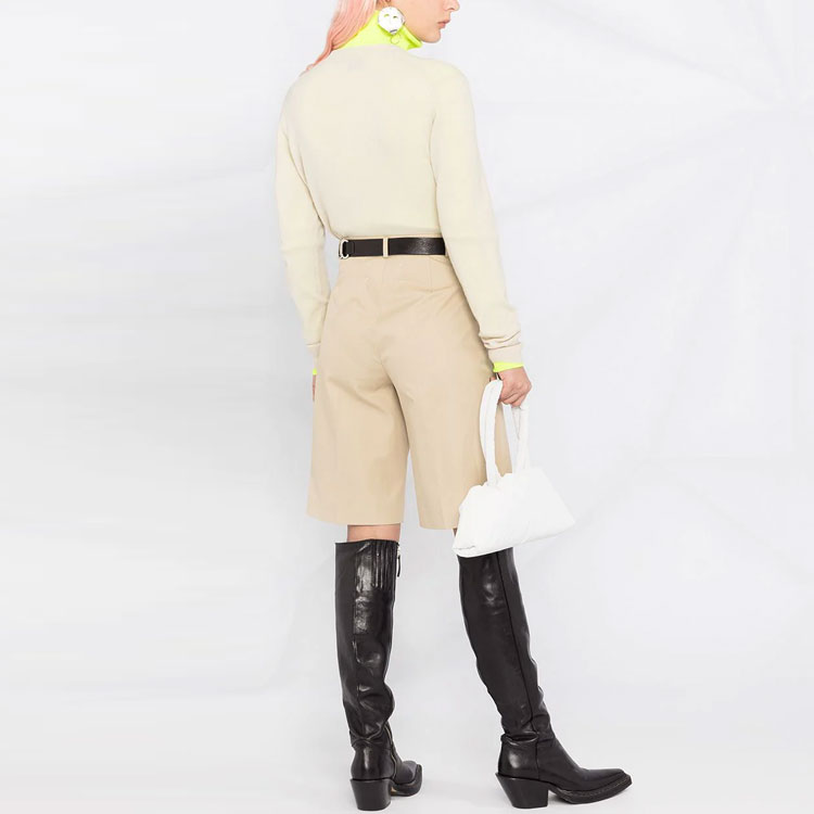 Shop (W) 아크네 스튜디오 FW21 베이지 울 니트 가디건 스웨터 A60238-AEB