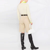 Shop (W) Acne Studios FW21 米色羊毛針織開襟毛衣 A60238-AEB