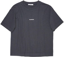 (W) 아크네 스튜디오 FW21 블랙 로고 레터 반팔 티셔츠. AL0135-900 Order (W) 아크네 스튜디오 FW21 블랙 로고 레터 반팔 티셔츠. AL0135-900