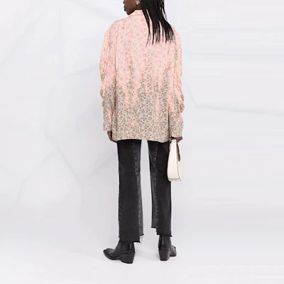 (Women) Acne Studios FW21 Bleached Effect Long Sleeve Shirt Pink Women AC0435-AV8 Shop (Women) Acne Studios FW21 Bleached Effect Long Sleeve Shirt Pink Women AC0435-AV8