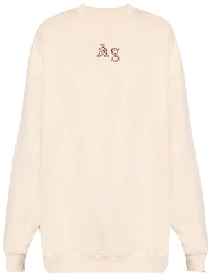 (W) Acne Studios FW21 刺繡標誌米色圓領長袖織衫 AI0099-AE9 Buy (W) Acne Studios FW21 刺繡標誌米色圓領長袖織衫 AI0099-AE9