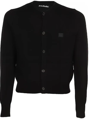 (W) Acne Studios FW21 黑色羊毛针织开衫毛衣 A60280-900 Buy (W) Acne Studios FW21 黑色羊毛针织开衫毛衣 A60280-900