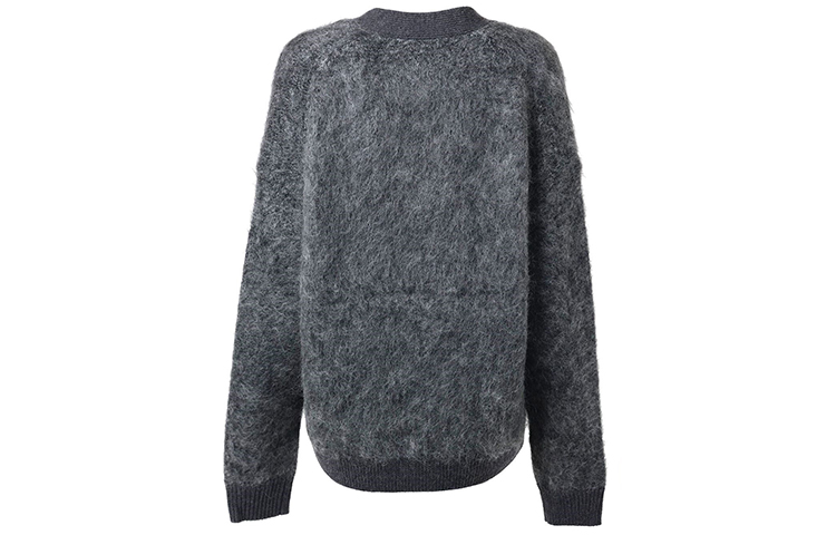 Lookbook (W) 아크네 스튜디오 FW21 그레이 울 가디건 스웨터 A60385-FN-WN-KNIT000515