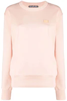 (Women) Acne Studios FW21 Pink Sweatshirt AI0096-AD5 (Women) Acne Studios FW21 Pink Sweatshirt AI0096-AD5