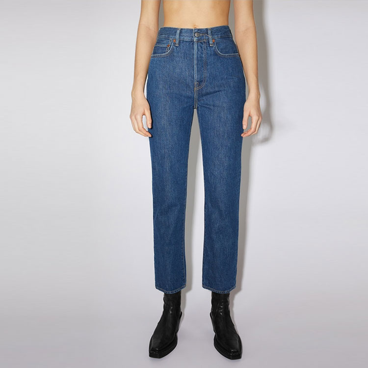 (Women) Acne Studios FW21 Regular High-Waisted Loose Jeans Women’s Blue Denim A00168-838 圖 3