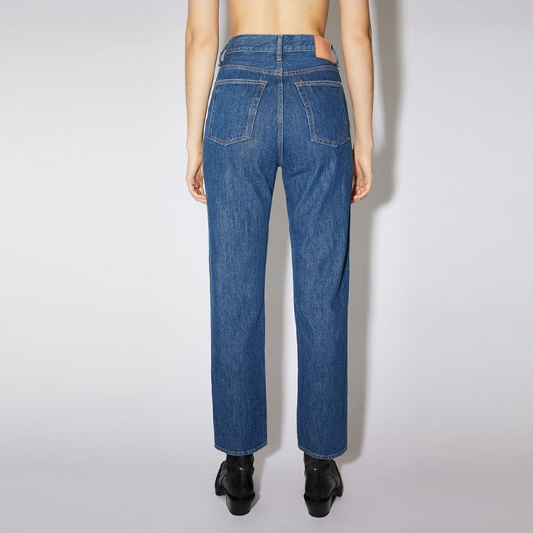 (Women) Acne Studios FW21 Regular High-Waisted Loose Jeans Women’s Blue Denim A00168-838 圖 4