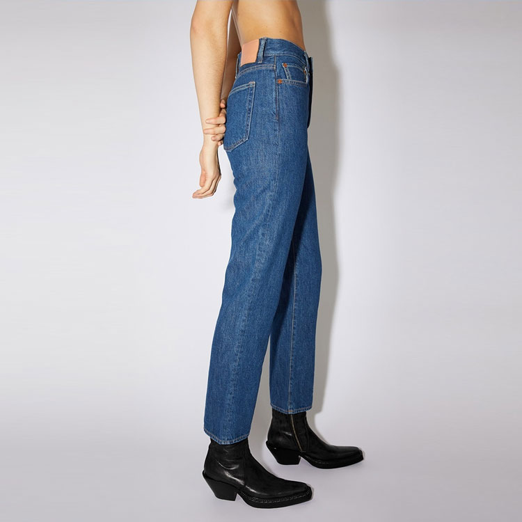 (Women) Acne Studios FW21 Regular High-Waisted Loose Jeans Women’s Blue Denim A00168-838 圖 5