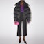 Lookbook (W) Acne Studios FW22 Chaqueta Abrigada Negra de Algodón Manga Larga. A90456-900