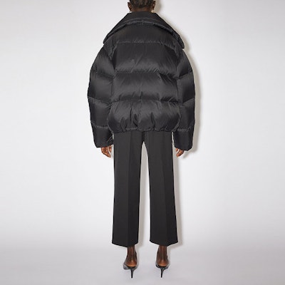 (W) Acne Studios FW22 Chaqueta Abrigada Negra de Algodón Manga Larga. A90456-900 Shop (W) Acne Studios FW22 Chaqueta Abrigada Negra de Algodón Manga Larga. A90456-900