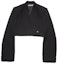 Order (W) Blazer Negro Corto Manga Larga Acne Studios FW22 Botones. AH0203-900