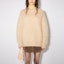 Lookbook (Women) Acne Studios FW22 Brown Solid V-Neck Wool Sweater Pullover. A60386-AE2