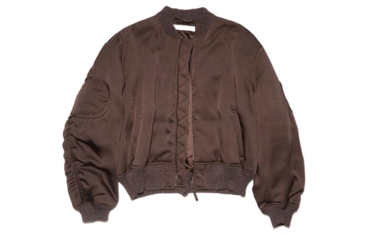 Order (W) Acne Studios FW22 Chaqueta Cropped Manga Larga Color Sólido. A90467-ADN