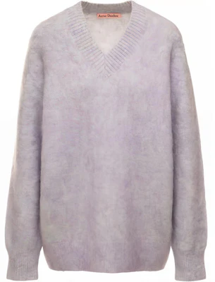 (W) Acne Studios 2022秋冬绿拼色针织V领套头毛衣. A60386-CXM Buy (W) Acne Studios 2022秋冬绿拼色针织V领套头毛衣. A60386-CXM