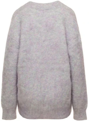 (W) Acne Studios 2022秋冬绿拼色针织V领套头毛衣. A60386-CXM Lookbook (W) Acne Studios 2022秋冬绿拼色针织V领套头毛衣. A60386-CXM