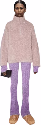 (W) Acne Studios FW22 半拉鍊拼色羊毛套頭衫 粉色. A90388-ADI Buy (W) Acne Studios FW22 半拉鍊拼色羊毛套頭衫 粉色. A90388-ADI