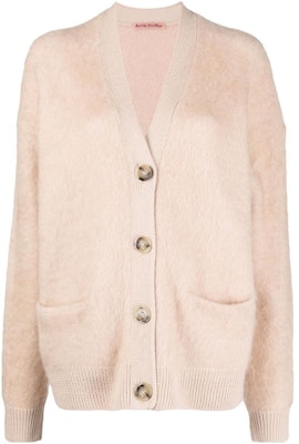 (W) Acne Studios FW22 純色V領羊毛針織開襟衫 - 暖米色 A60385-AE2 Order (W) Acne Studios FW22 純色V領羊毛針織開襟衫 - 暖米色 A60385-AE2