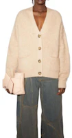 Details for (W) Acne Studios FW22 純色V領羊毛針織開襟衫 - 暖米色 A60385-AE2