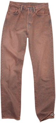 (W) アクネ ストゥディオズ FW22 ストレートレッグ ボタン ジーンズ ダークレッド A00366-AF8 Buy (W) アクネ ストゥディオズ FW22 ストレートレッグ ボタン ジーンズ ダークレッド A00366-AF8