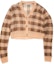 Order (W) 아크네 스튜디오 FW22 브라운 체크 버튼업 니트 가디건 A60400-DD4