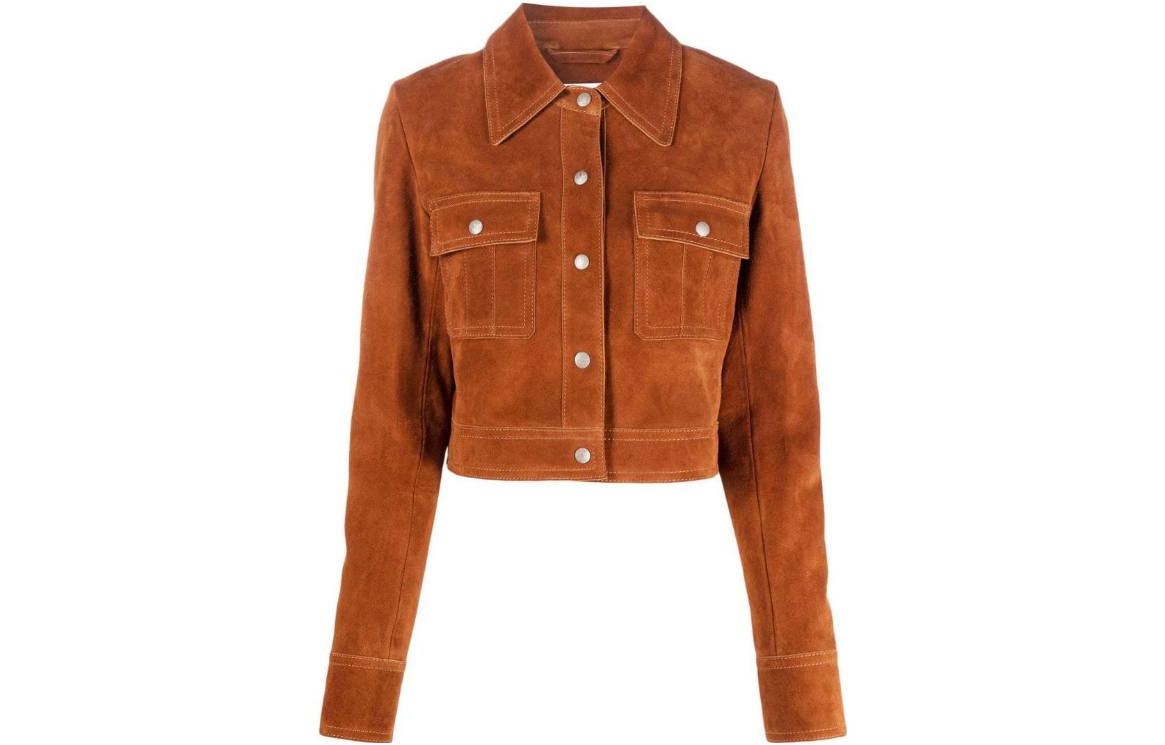 (Women) Acne Studios FW22 Cinnamon Short Button-Up Jacket A70116-ABY