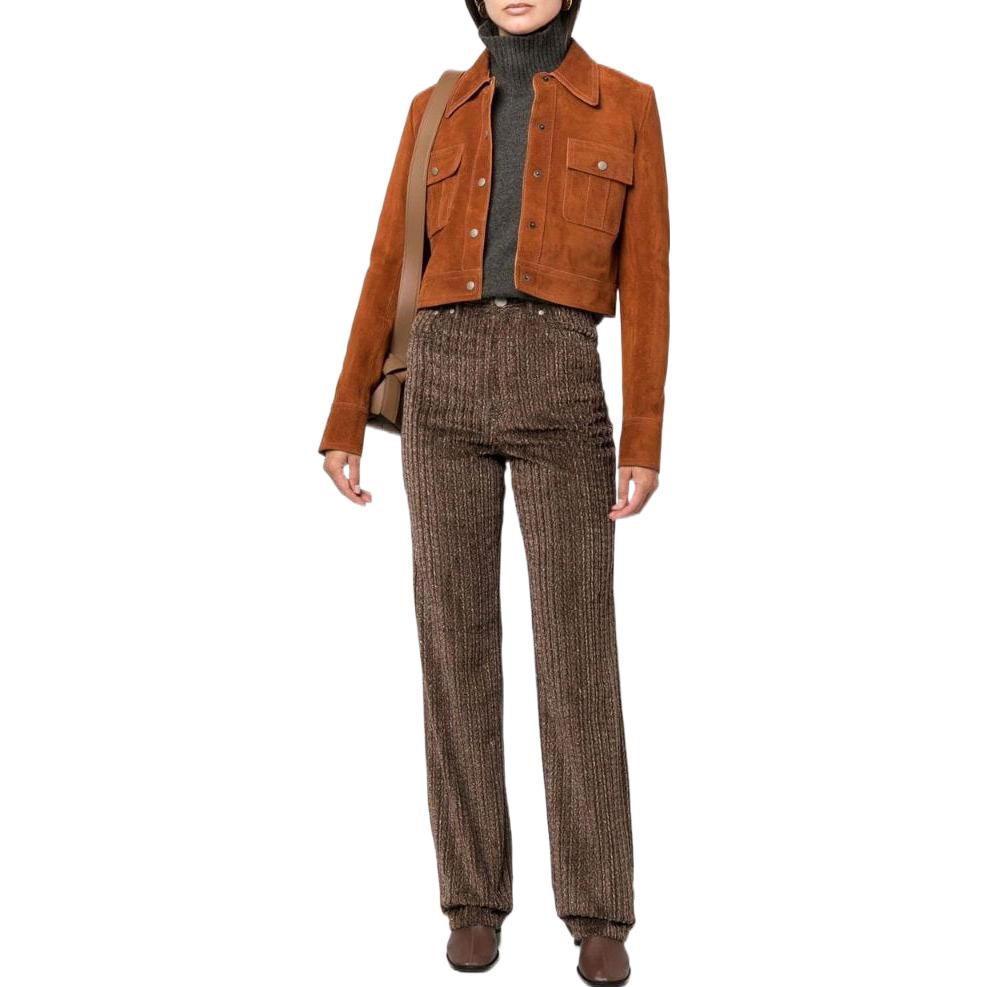 (Women) Acne Studios FW22 Cinnamon Short Button-Up Jacket A70116-ABY 圖 3