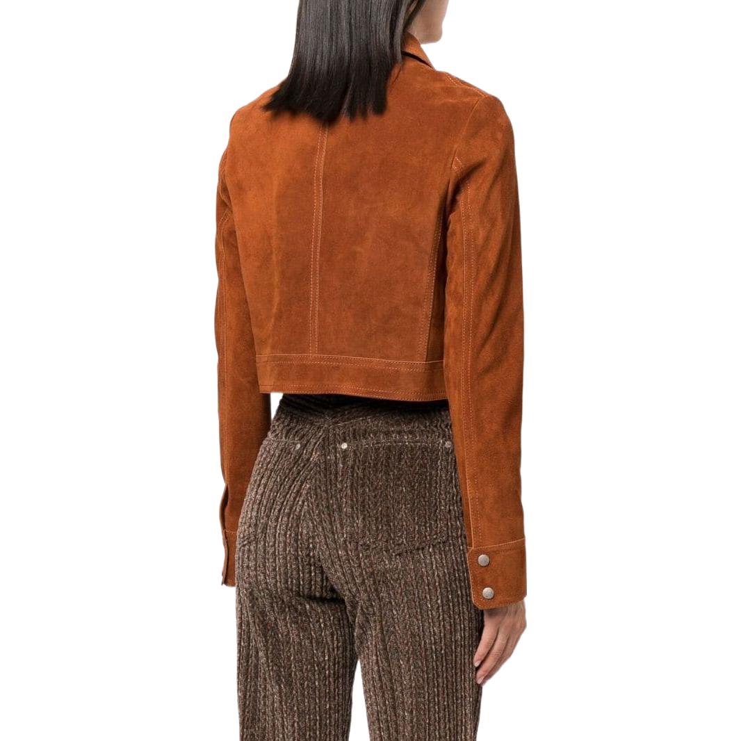 (Women) Acne Studios FW22 Cinnamon Short Button-Up Jacket A70116-ABY 圖 4
