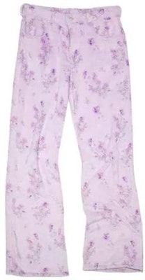 (Women) Acne Studios FW22 Floral Print Wide-Leg Pants Orchid Purple AK0617-CJP Order (Women) Acne Studios FW22 Floral Print Wide-Leg Pants Orchid Purple AK0617-CJP