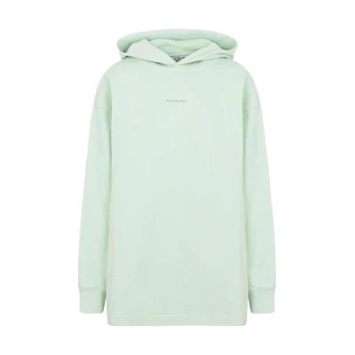 (Women) Acne Studios FW22 Mint Mambo Logo Print Hoodie Women’s Mint Green AI0083-ABI