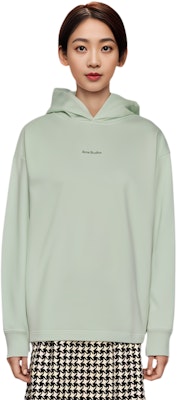 (Women) Acne Studios FW22 Mint Mambo Logo Print Hoodie Women’s Mint Green AI0083-ABI Details for (Women) Acne Studios FW22 Mint Mambo Logo Print Hoodie Women’s Mint Green AI0083-ABI