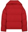 Lookbook (Women) Acne Studios FW22 Red Down Puffer Jacket with Zipper and Hood A90456-AQJ