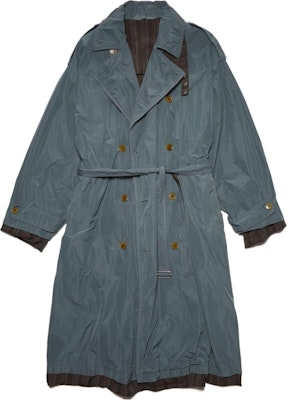(W) Abrigo Trench Gris Doble Botonadura con Cinturón Acne Studios FW22 Mujer. B90651-902 Order (W) Abrigo Trench Gris Doble Botonadura con Cinturón Acne Studios FW22 Mujer. B90651-902