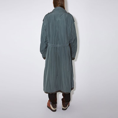 (W) Abrigo Trench Gris Doble Botonadura con Cinturón Acne Studios FW22 Mujer. B90651-902 Shop (W) Abrigo Trench Gris Doble Botonadura con Cinturón Acne Studios FW22 Mujer. B90651-902