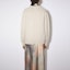 Shop (W) Cárdigan de Lana Acne Studios FW22 para Mujer Escote en V Color Crema. A60376-AE5