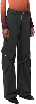 (W) アクネステュディオズ FW23 ブラックデニム フレアストレートレッグジーンズ AK0730-969 Lookbook (W) アクネステュディオズ FW23 ブラックデニム フレアストレートレッグジーンズ AK0730-969