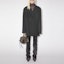 Lookbook (Women) Acne Studios FW23 Double-Breasted Coat with Pocket Design Gray Black A90557-AMA