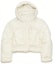 Buy (Women) Acne Studios FW23 Embroidered Logo Down Puffer Jacket Off-White. A90550-BHU