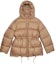 Order (Women) Acne Studios FW23 Khaki Logo Puffy Hoodie Jacket. A90528-ALL